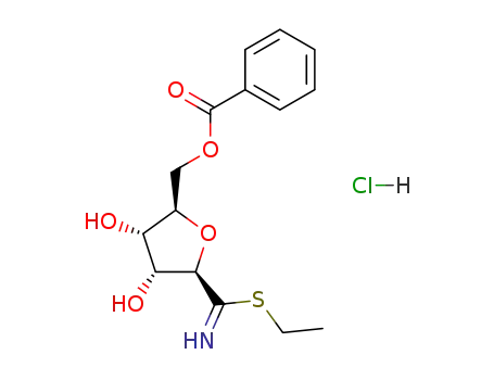 ethyl 2,5-anhydro-6-O-benzoyl-D-allonothioimidate hydrochloride
