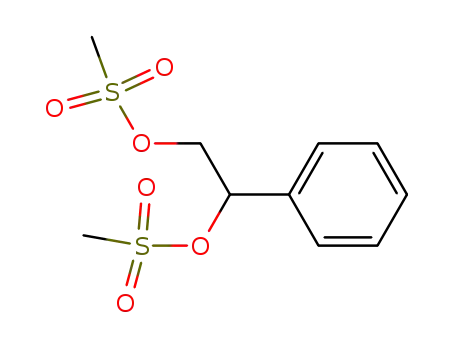 Molecular Structure of 32837-95-9 (Styrene glycol dimesylate)