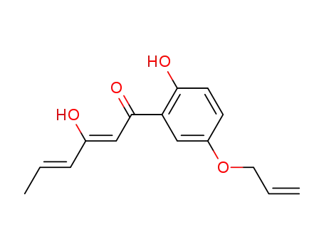 2,4-Hexadien-1-one, 3-hydroxy-1-[2-hydroxy-5-(2-propenyloxy)phenyl]-