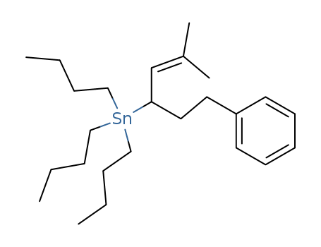 Stannane, tributyl[3-methyl-1-(2-phenylethyl)-2-butenyl]-