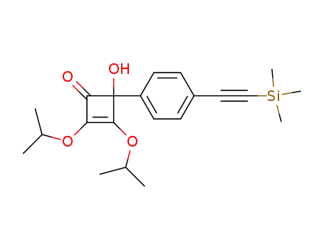 2-Cyclobuten-1-one,
4-hydroxy-2,3-bis(1-methylethoxy)-4-[4-[(trimethylsilyl)ethynyl]phenyl]-