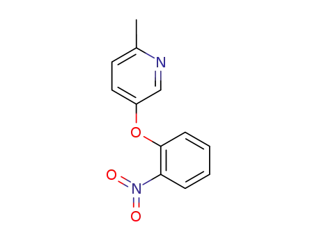 Molecular Structure of 76167-52-7 (2-methyl-5-(2-nitrophenoxy)pyridine)