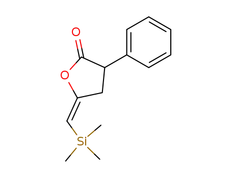 2(3H)-Furanone, dihydro-3-phenyl-5-[(trimethylsilyl)methylene]-, (E)-