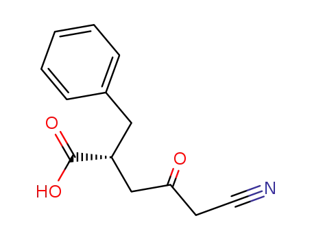 2-benzyl-5-cyano-4-oxopentanoic acid