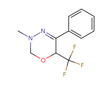 2H-1,3,4-Oxadiazine, 3,6-dihydro-3-methyl-5-phenyl-6-(trifluoromethyl)-