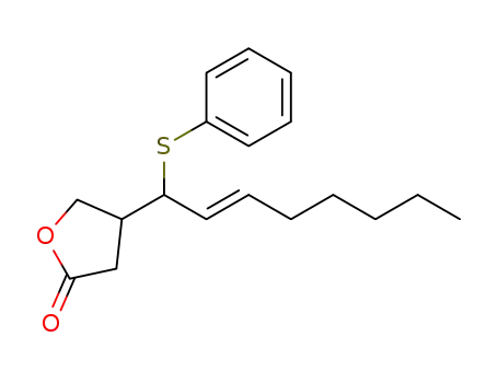2(3H)-Furanone, dihydro-4-[1-(phenylthio)-2-octenyl]-