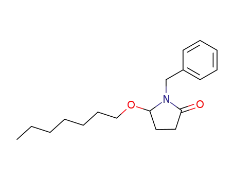Molecular Structure of 119984-42-8 (1-benzyl-5-heptoxy-pyrrolidin-2-one)