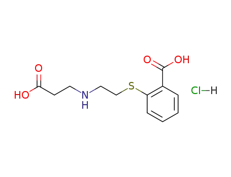 o-<N-(carboxyethyl)-2-aminoethylthio>benzoic acid hydrochloride