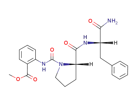 L-Phenylalaninamide,
1-[[[2-(methoxycarbonyl)phenyl]amino]carbonyl]-L-prolyl-