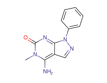 4-Amino-5-methyl-1-phenyl-1,5-dihydro-pyrazolo[3,4-d]pyrimidin-6-one