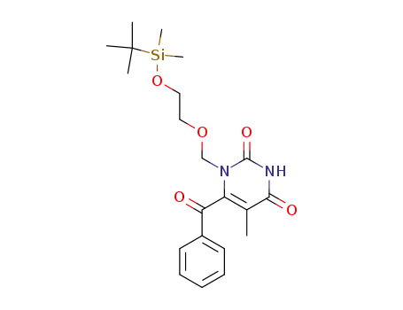 6-benzoyl-1-<<2-<(tert-butyldimethylsilyl)oxy>ethoxy>methyl>thymine