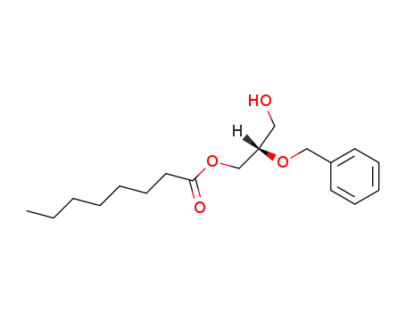 Octanoic acid (S)-2-benzyloxy-3-hydroxy-propyl ester