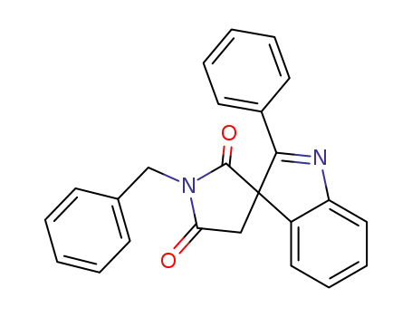 Spiro[3H-indole-3,3'-pyrrolidine]-2',5'-dione, 2-phenyl-1'-(phenylmethyl)-