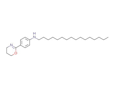 Molecular Structure of 69876-87-5 (Benzenamine, 4-(5,6-dihydro-4H-1,3-oxazin-2-yl)-N-hexadecyl-)