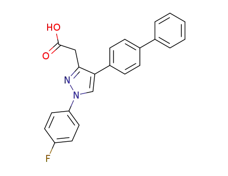 [4-Biphenyl-4-yl-1-(4-fluoro-phenyl)-1H-pyrazol-3-yl]-acetic acid