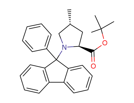 (2S,4R)-4-methyl-N-(9-(9-phenylfluorenyl))proline tert-butyl ester
