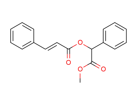 (RS)-2-(3-Phenyl-2-propenoyl)-oxy-2-phenylessigsaeuremethylester