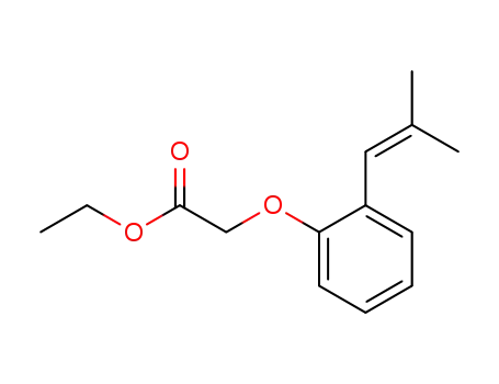 <2-(2-methyl-1-propenyl)phenoxy>acetic acid ethyl ester