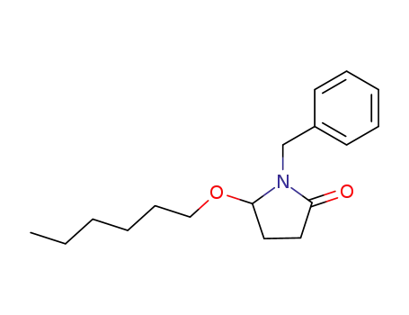 (+-)-5-(Hexyloxy)-1-(phenylmethyl)-2-pyrrolidinone