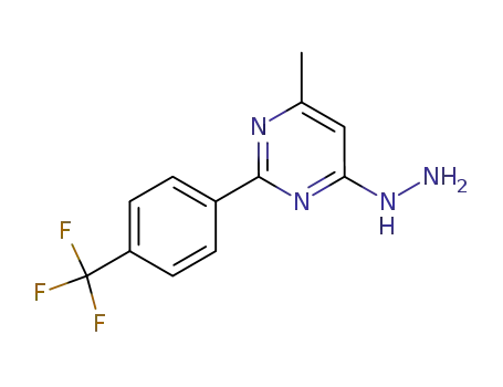 [6-Methyl-2-(4-trifluoromethyl-phenyl)-pyrimidin-4-yl]-hydrazine