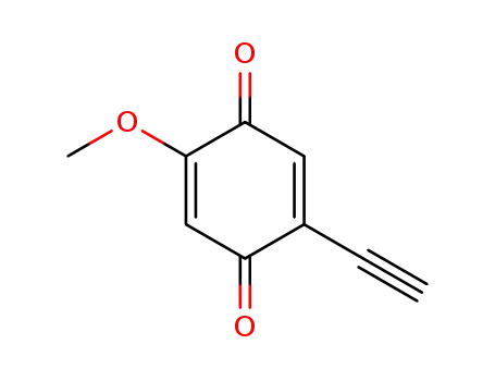 Molecular Structure of 82511-23-7 (2-ethynyl-5-methoxycyclohexa-2,5-diene-1,4-dione)