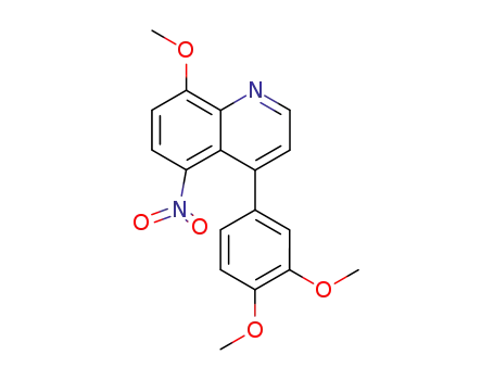 4-(3,4-Dimethoxyphenyl)-8-methoxy-5-nitroquinoline