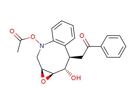Acetic acid (1aS,8R,9S,9aR)-9-hydroxy-8-(2-oxo-2-phenyl-ethyl)-1a,8,9,9a-tetrahydro-2H-1-oxa-3-aza-benzo[a]cyclopropa[e]cycloocten-3-yl ester