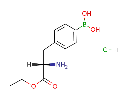 Molecular Structure of 77374-24-4 (C<sub>11</sub>H<sub>16</sub>BNO<sub>4</sub>*ClH)