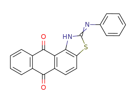 2,3-dihydro-2-phenylimino-1H-anthra<1,2-d>thiazole-6,11-dione
