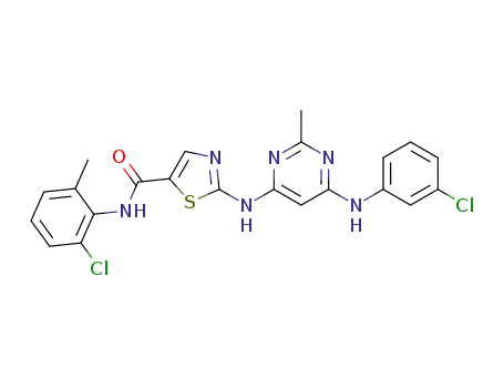 Molecular Structure of 1587622-91-0 (C<sub>22</sub>H<sub>18</sub>Cl<sub>2</sub>N<sub>6</sub>OS)
