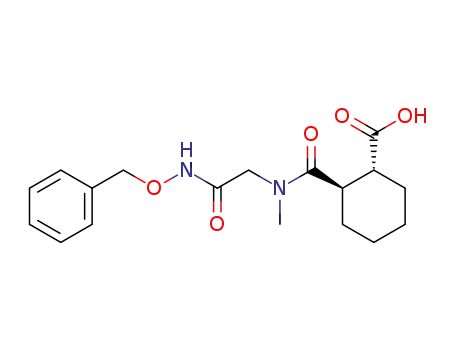 Molecular Structure of 147201-75-0 ((1R,2R)-2-[(Benzyloxycarbamoyl-methyl)-methyl-carbamoyl]-cyclohexanecarboxylic acid)