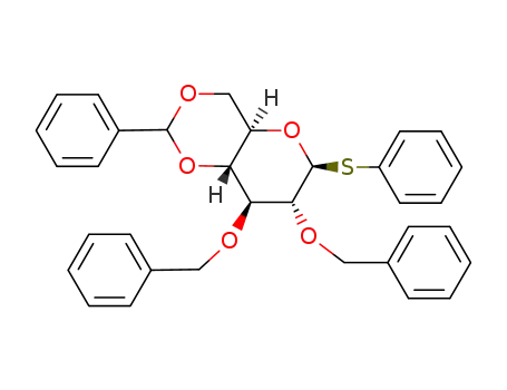 Phenyl 2,3-bis-O-(phenylmethyl)-4,6-O-(phenylmethylene)-1-thio-beta-D-glucopyranoside