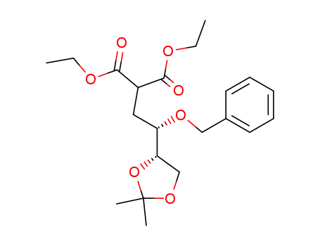 ethyl dl-threo-4-benzyloxy-2-ethoxycarbonyl-5,6-isopropylidenedioxyhexanoate
