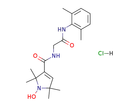 1H-Pyrrole-3-carboxamide,
N-[2-[(2,6-dimethylphenyl)amino]-2-oxoethyl]-2,5-dihydro-1-hydroxy-2,2,
5,5-tetramethyl-
