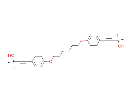 4-(4-{6-[4-(3-Hydroxy-3-methyl-but-1-ynyl)-phenoxy]-hexyloxy}-phenyl)-2-methyl-but-3-yn-2-ol