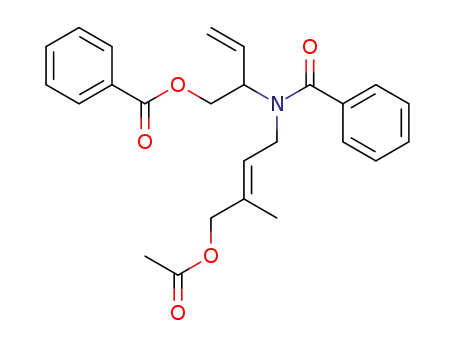 Benzoic acid 2-[((E)-4-acetoxy-3-methyl-but-2-enyl)-benzoyl-amino]-but-3-enyl ester