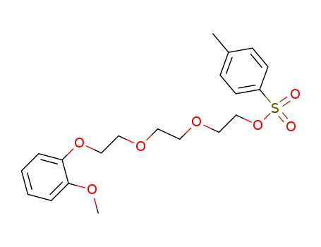 Molecular Structure of 136869-73-3 (8-(o-methoxyphenoxy)-3,6-dioxaoctyl p-toluenesulphonate)