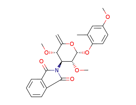 4-methoxy-2-methylphenyl 3-deoxy-2,4-dimethoxy-3-phthalimido-α-D-xylo-hex-5-enopyranoside