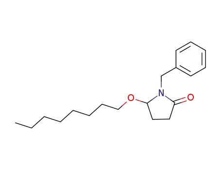 2-피롤리디논, 5-(옥틸옥시)-1-(페닐메틸)-, (+-)-