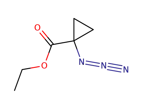 Molecular Structure of 82997-99-7 (Cyclopropanecarboxylic acid, 1-azido-, ethyl ester)