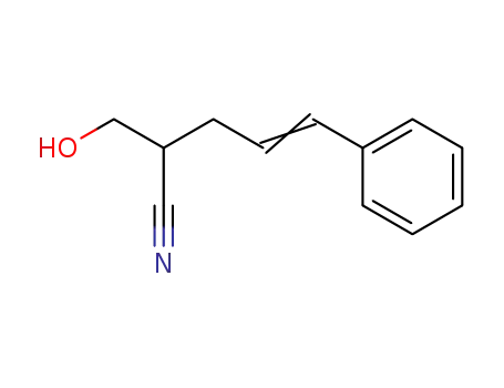 (E)-2-Hydroxymethyl-5-phenyl-pent-4-enenitrile