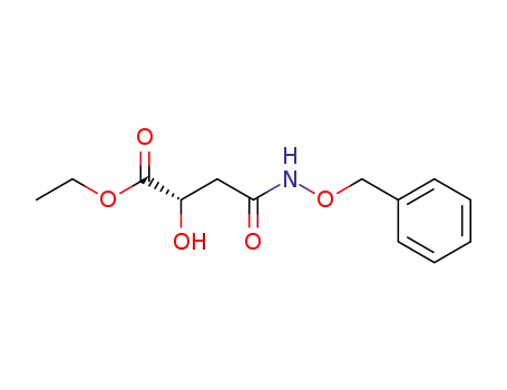 Butanoic acid, 2-hydroxy-4-oxo-4-[(phenylmethoxy)amino]-, ethyl ester,
(S)-