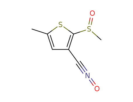 2-methylsulfinyl-5-methylthiophene-3-carbonitrile N-oxide