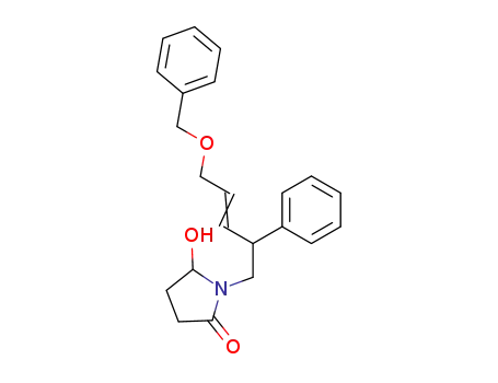 1-((Z)-5-Benzyloxy-2-phenyl-pent-3-enyl)-5-hydroxy-pyrrolidin-2-one