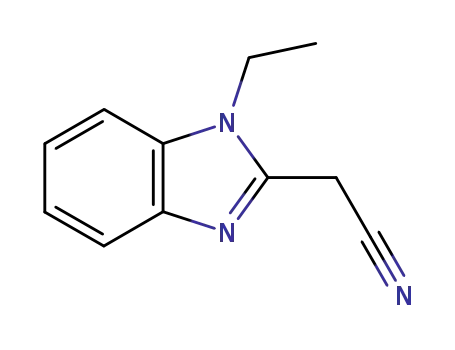 1H-벤즈이미다졸-2-아세토니트릴,1-에틸-(9CI)