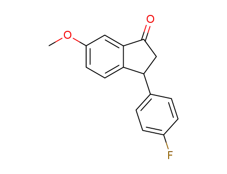3-(4-Fluoro-phenyl)-6-methoxy-indan-1-one