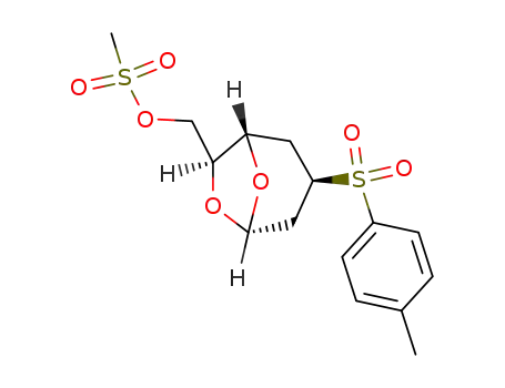 7-mesyloxymethyl-3-tosyl-6,8-dioxabicyclo<3.2.1>octane