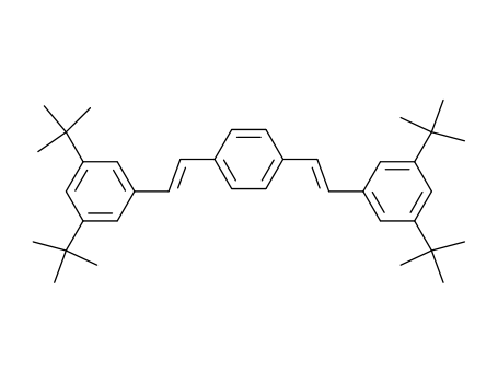 Benzene, 1,4-bis[2-[3,5-bis(1,1-dimethylethyl)phenyl]ethenyl]-, (E,E)-