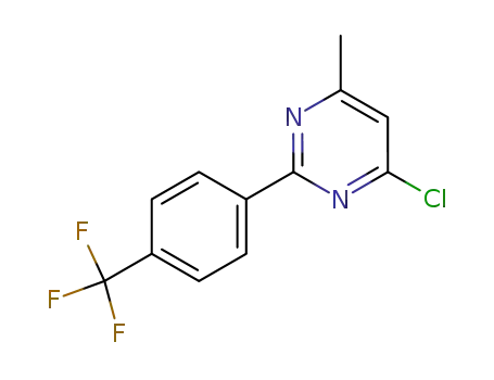 4- 클로로 -6- 메틸 -2- [4- (트리 플루오로 메틸) 페닐] 피리 미딘