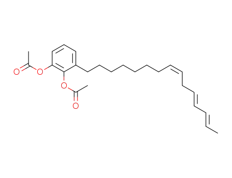 3-<(8Z,11E,13E)-8,11,13-pentadecatrienyl>catechol diacetate